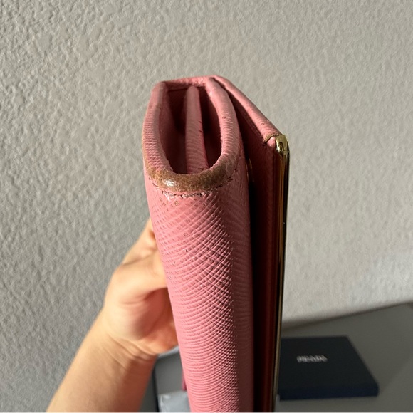 Prada Saffiano Metal Leather Long Continental Wallet - Picture 9 of 11